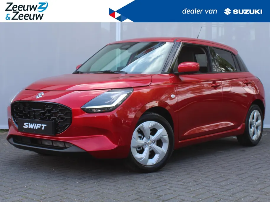 Suzuki Swift 1.2 Select Automaat | Actiekorting €2200,- | Private Lease Vanaf 299,- p/m | Beperkte Voorraad | Apple/Android Carplay | Lederen stuurwiel | Stoelverwarming |