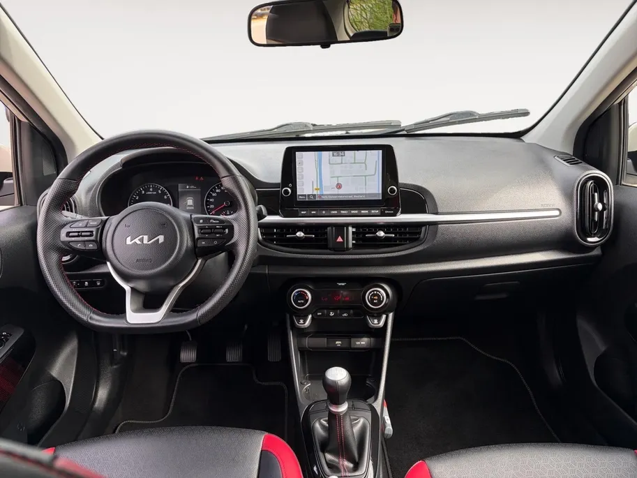 Kia Picanto 1.0 DPi GT-Line | Lederen bekleding | Achteruitrijcamera | Parkeersensoren achter | Navi | Apple/Android Carplay | Climate control | LMV | Cruise control