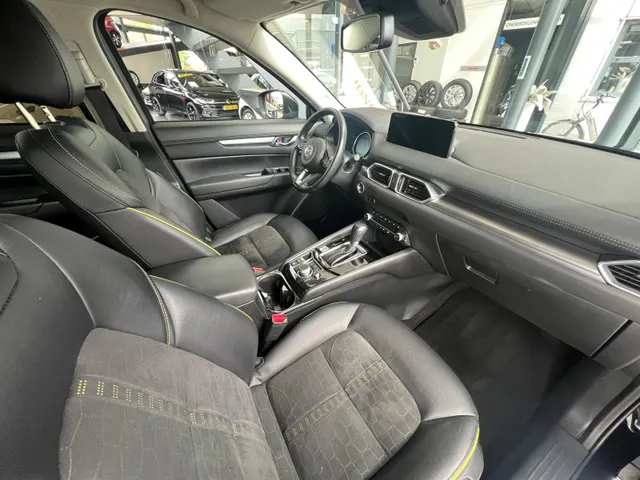 Mazda CX-5 2.0 e-SkyActiv-G M Hybrid 165 Newground AUTOMAAT | TREKHAAK | 360gr. CAMERA | NAVIGATIE | APPLE + ANDROID | HEAD-UP DISPLAY | 19'LM VELGEN | EL.A. KLEP |