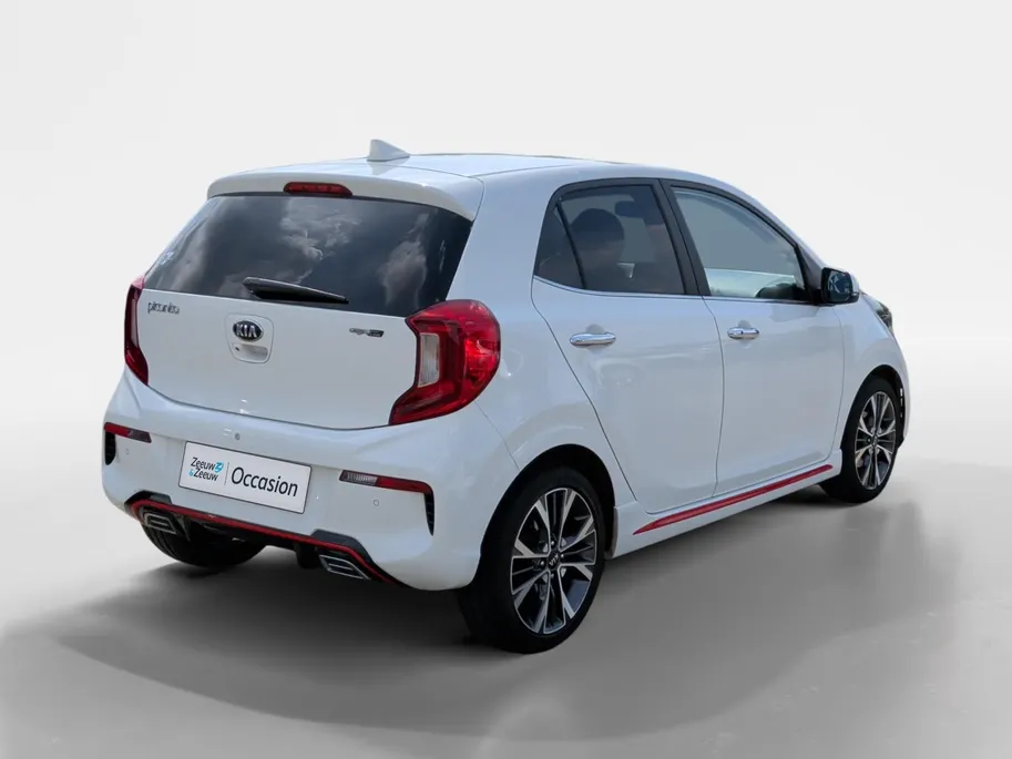 Kia Picanto 1.0 DPi GT-line 5p | Dealer onderhouden | Stoelverwarming NU Rijklaarprijs! Incl.12 Maanden, APK, Onderhoudsbeurt etc! Premiumpakket gratis!