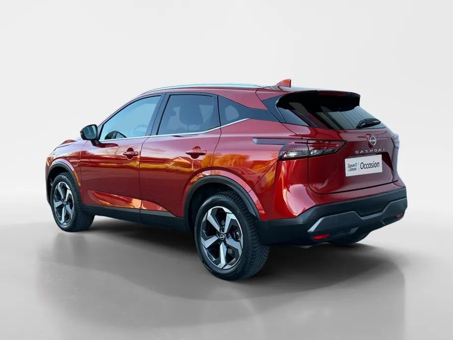 Nissan QASHQAI 1.3 MHEV Xtronic N-Connecta 158PK AUTOMAAT | Apple Carplay & Android Auto| Climate Controle | 4 seizoen banden | Metallic lak | Lichtmetalen velgen | Navigatie | Panoramadak | Dakrails | Dealer onderhouden | 1ste eigenaar