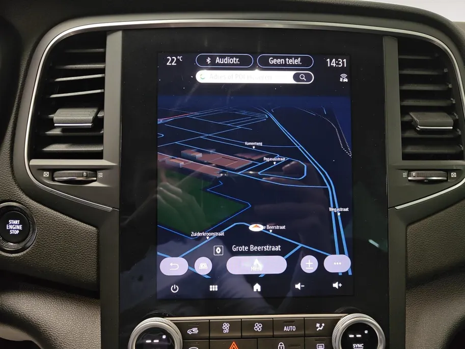 Renault Mégane Estate 1.3 TCe 140 Techno AUTOMAAT NAVI STOELVERWARMING AIRCO CAMERA CRUISE CONTROLE APPLE CARPLAY ANDROID AUTO TREKHAAK (TREKGEWICHT 1750KG) ZEER MOOIE AUTO