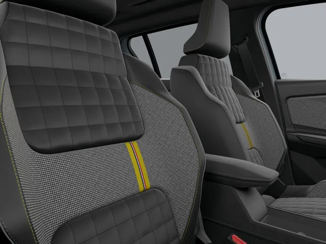 Renault 4 Iconic “plein sud™” | Achteruitrijcamera | Elektrisch te openen canvas dak “plein sud™' | Elektrisch verwarmbare voorstoelen