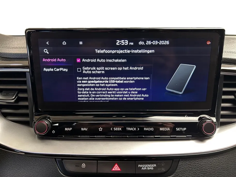 Kia ProCeed 1.0 T-GDI GT-Line | Elektrisch Glazen Schuif / Kanteldak | Apple Carplay / Android Auto | Navigatiesysteem | Stoel + Stuurverwarming | Licht + Regensensor | Parkeersensoren + Camera Achter | Cruise Control | 17” Lichtmetalen Velgen | Climate Control Rijst