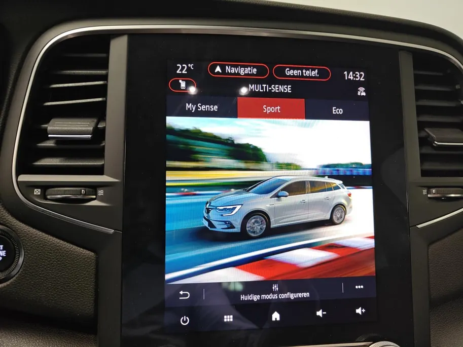 Renault Mégane Estate 1.3 TCe 140 Techno AUTOMAAT NAVI STOELVERWARMING AIRCO CAMERA CRUISE CONTROLE APPLE CARPLAY ANDROID AUTO TREKHAAK (TREKGEWICHT 1750KG) ZEER MOOIE AUTO