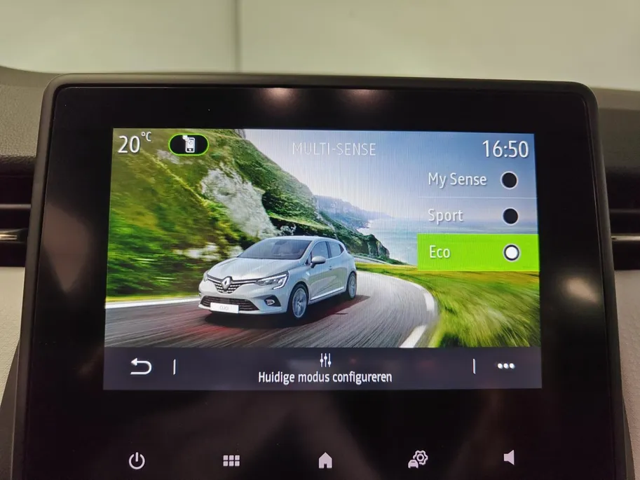 Renault Clio 1.6 E-Tech Hybrid 145 Techno AUTOMAAT NAVI AIRCO APPLE CARPLAY ANDROID AUTO CRUISE CONTROLE LM VELGEN PARKEERSENSOREN ZEER MOOIE AUTO