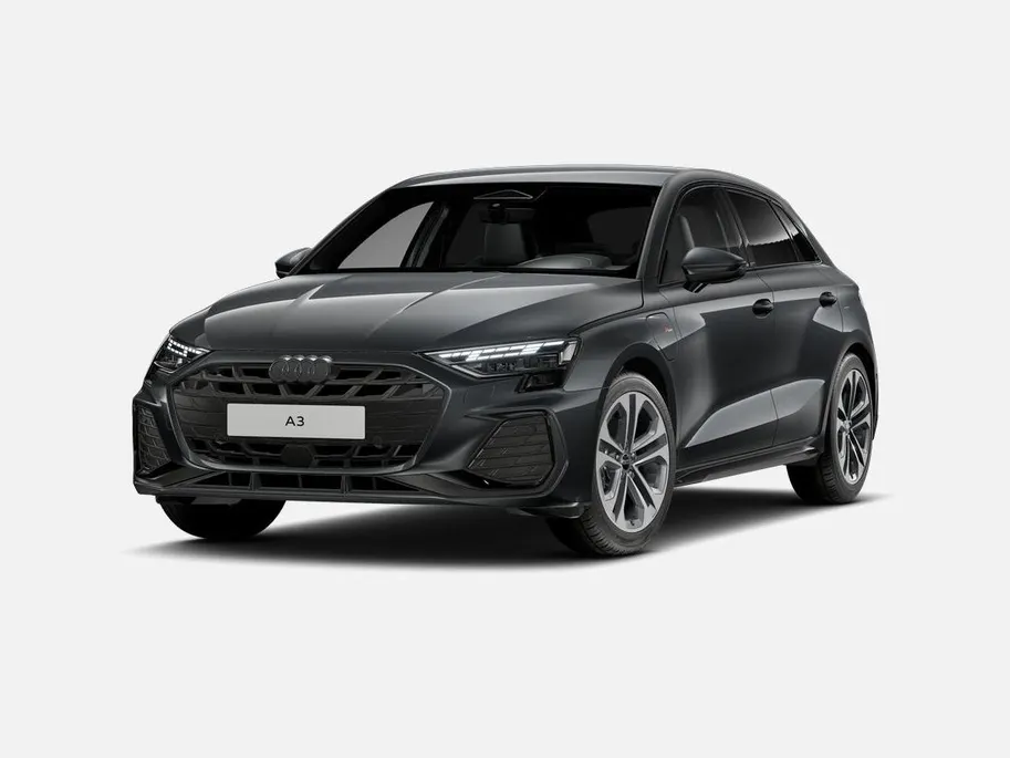 Audi A3 Sportback 40 TFSI e S edition 204 PK · Assistentiepakket rijden en parkeren plus · Optiekpakket zwart plus · Lichtpakket plus ambient light