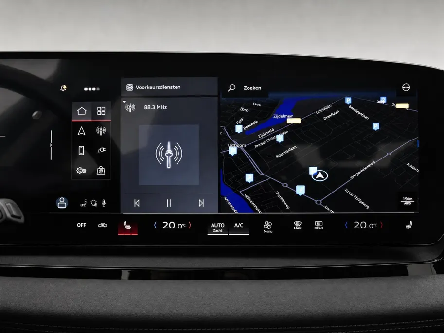 Audi Q6 e-tron Launch edition quattro 100Kwh 388 PK · Panorama dak · Assistentiepakket Veiligheid · Tech Pro