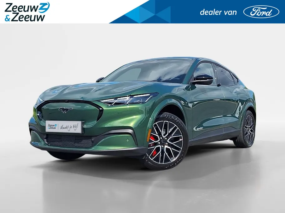 Ford Mustang Mach-E Extended Premium RWD 88 kWh | Technology Pack + | B&O Audio | El. Vert. Bestuurdersstoel+Memorie | Full Led | 360Camera | Adaptive Cruisecontrol | Dodehoekdetectie |