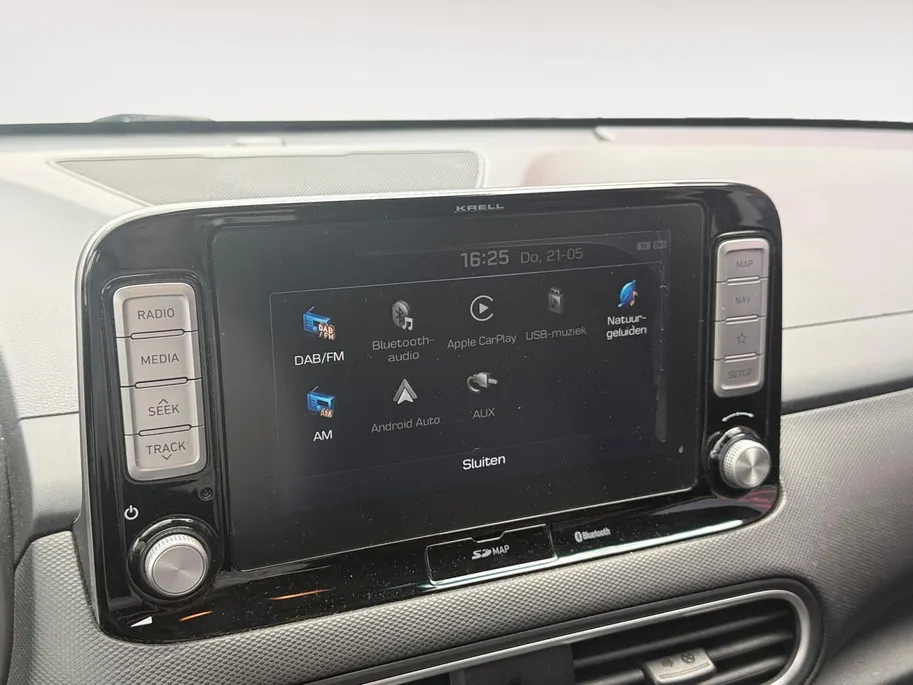 Hyundai Kona EV Premium 64 kWh | Achteruitrijcamera | Head Up Display | Dodehoek Detectie | Lederen Bekleding | Climate Control |