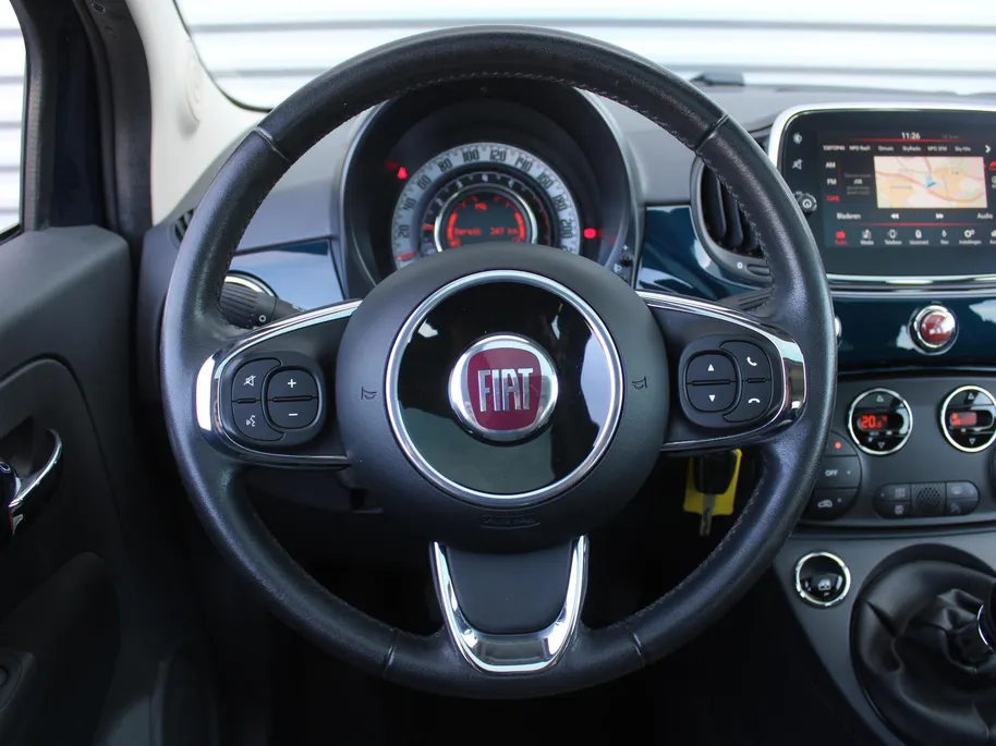 Fiat 500 0.9 TwinAir Turbo Lounge | Panoramadak | 16' LM | Navi | PDC | Cruise | Clima |