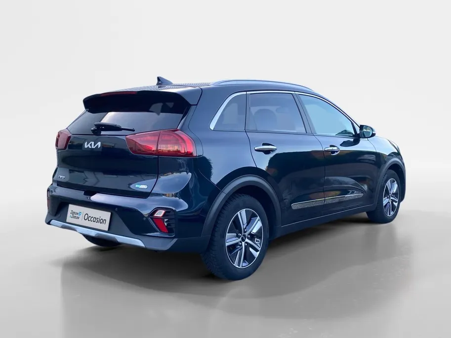 Kia Niro 1.6 GDi PHEV DynamicPlusLine | Climate control | Leder | Stoel,- en stuurverwarming | Keyless | Navigatie | Dodehoek detectie | 16 inch LM-velgen | Parkeercamera |