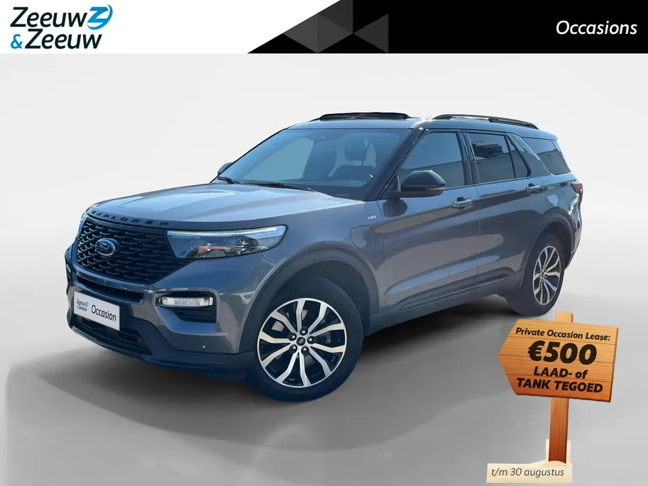 Ford Explorer 3.0 V6 EcoBoost PHEV ST-Line |7 persoons| Allweatherbanden| Apple Carplay/Android Auto|Rondomzicht camera| panorama-dak|12 Maanden Bovag garantie|