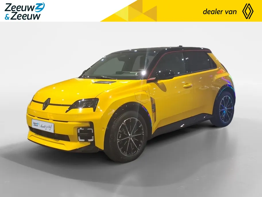Renault 5 urban range iconic cinq 40 kWh nu 1.600,- voorraad korting | Harman Kardon | Carplay | Stoel-stoelverwarming | Camera |