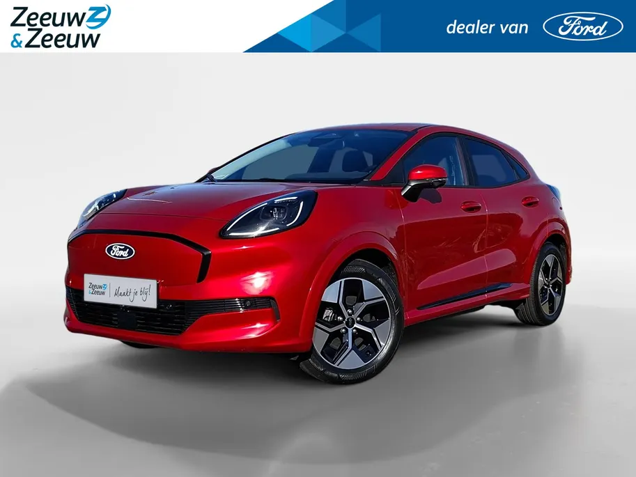 Ford Puma Gen-E 46,8 kWh | Winterpack | Afn. Trekhaak | Driver assistancepack | 17' Lichtmetaal | 360Camera | Adaptive Cruisecontrol | Dodehoekdetectie | Led verlichting | Apple Carplay&Android Auto | Nieuw te bestellen |