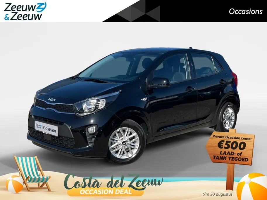 Kia Picanto 1.0 DPi DynamicLine | Private lease €309 per maand! Resterende fabrieksgarantie TM 2031 | Airco | Elektrische ramen | Elektrische zijspiegels | Apple CarPlay & Android Auto