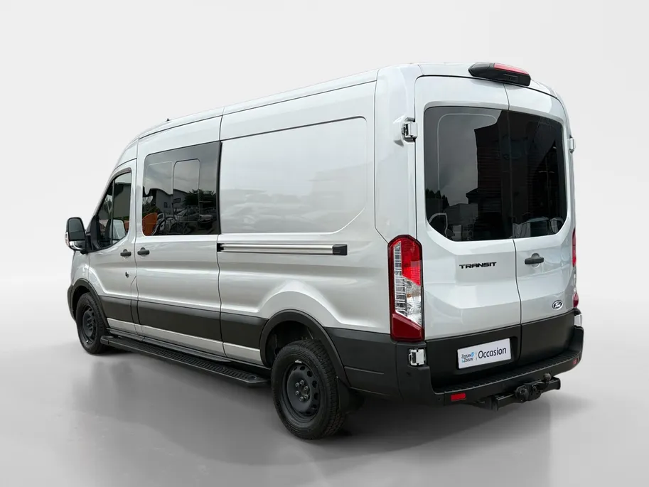 Ford Transit 350 2.0 TDCI L3H2 DC Trend | Dubbele Cabine | Driver Assistance Pack | Winter Pack | Wandbetimmering Hout & Laadvloer Hout |