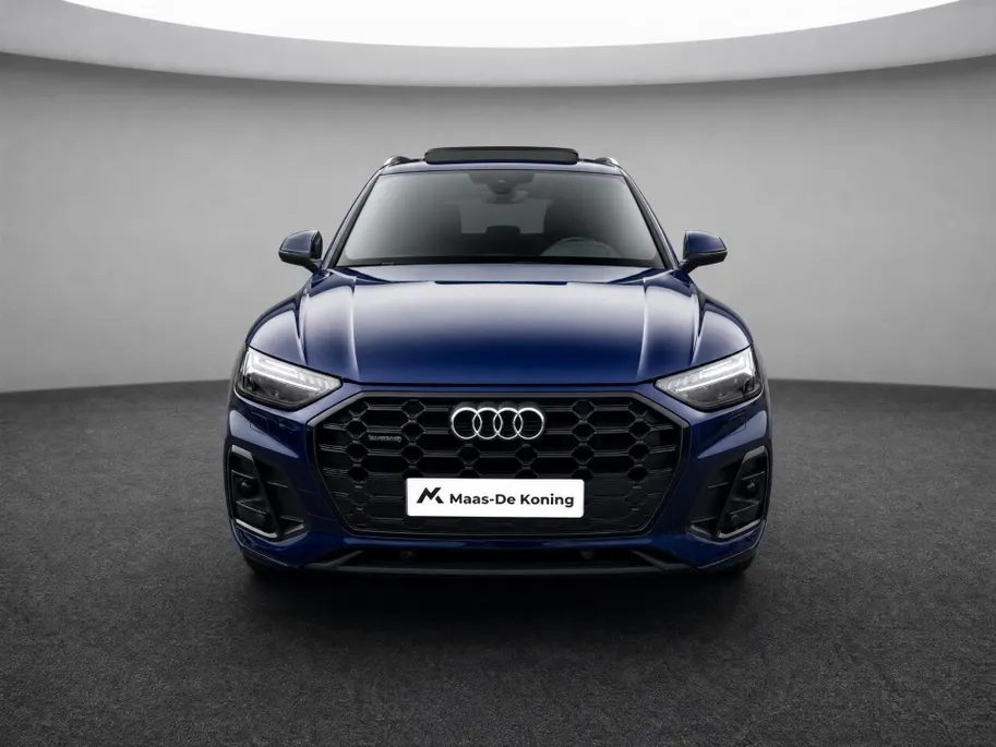 Audi Q5 50 TFSIe 299PK S-tronic S Line · Panoramadak · Camera ·  Luchtvering · Apple/Android Car Play · Keyless · 20'' Inch · Garantie t/m 28-05-2028 of 80000km.