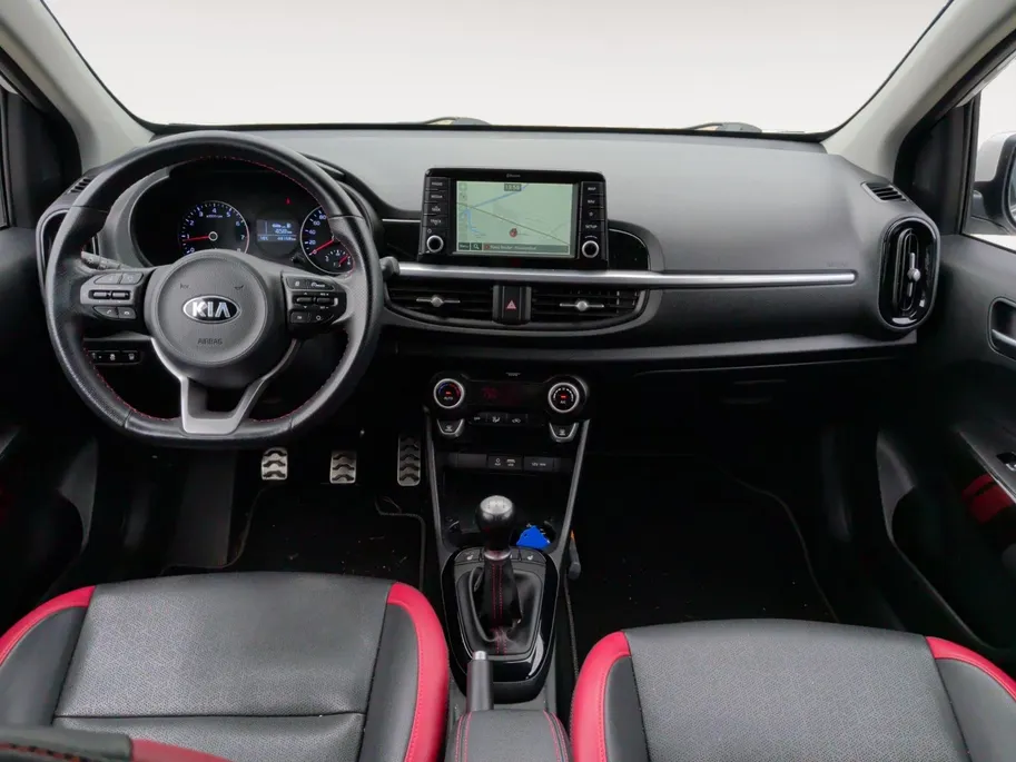 Kia Picanto 1.2 CVVT GT-Line | Vol opties | o.a. Stoelverwarming  | Leder  | Climate control etc!! | NU Rijklaarprijs! Incl.12 Maanden, APK, Onderhoudsbeurt etc! Premiumpakket gratis!