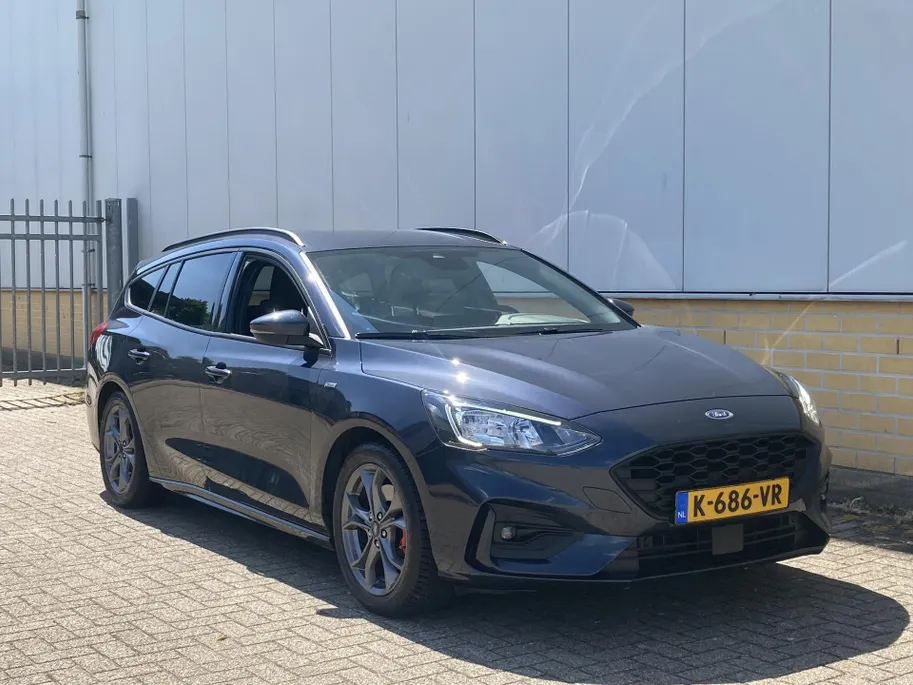 Ford Focus 1.0 EcoBoost 125 pk Hybrid ST Line X Wagon Trekhaak - Navigatie - B&O -Apple Carplay/ Android Auto - Blue Panther Metallic - Elktrische achterklep
