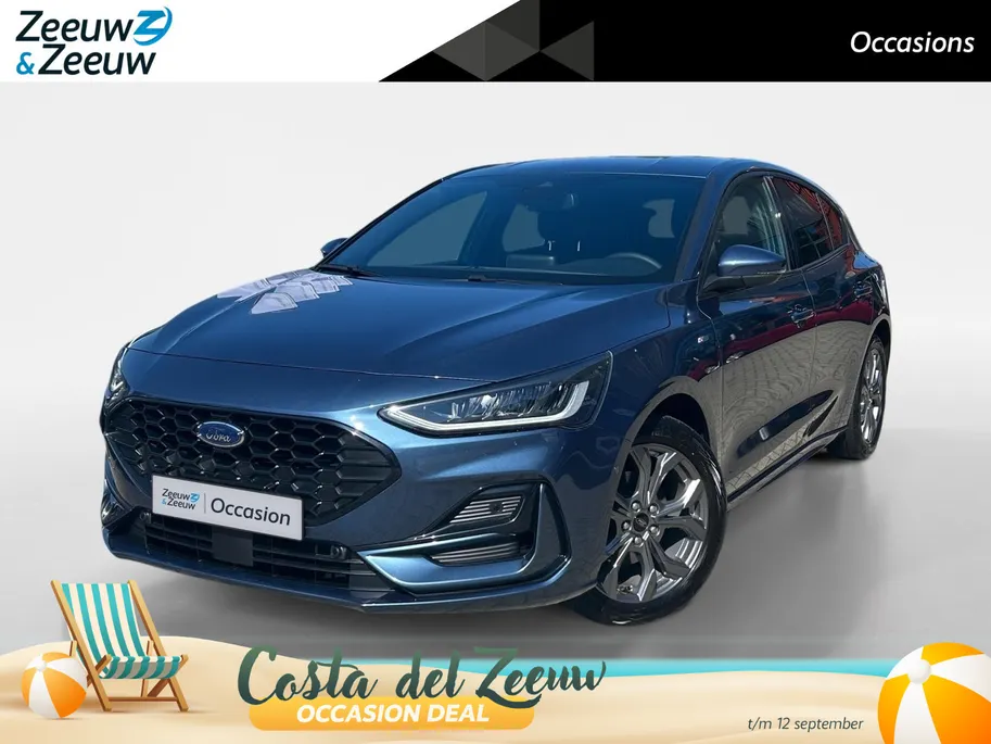 Ford Focus 1.0 EcoBoost Hybrid ST Line Stoel/stuur/voorruitverwarming | Achteruitrijcamera | Apple/Android Carplay | Parkeersensoren |