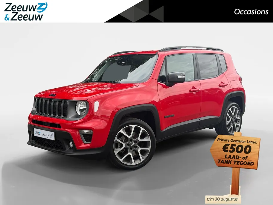 Jeep Renegade 4xe 240 Plug-in Hybrid Electric S 12 MAANDEN GARANTIE! | Stoel/stuur verwarming | Navigatie | Camera | Adapt cruise / Clima control |