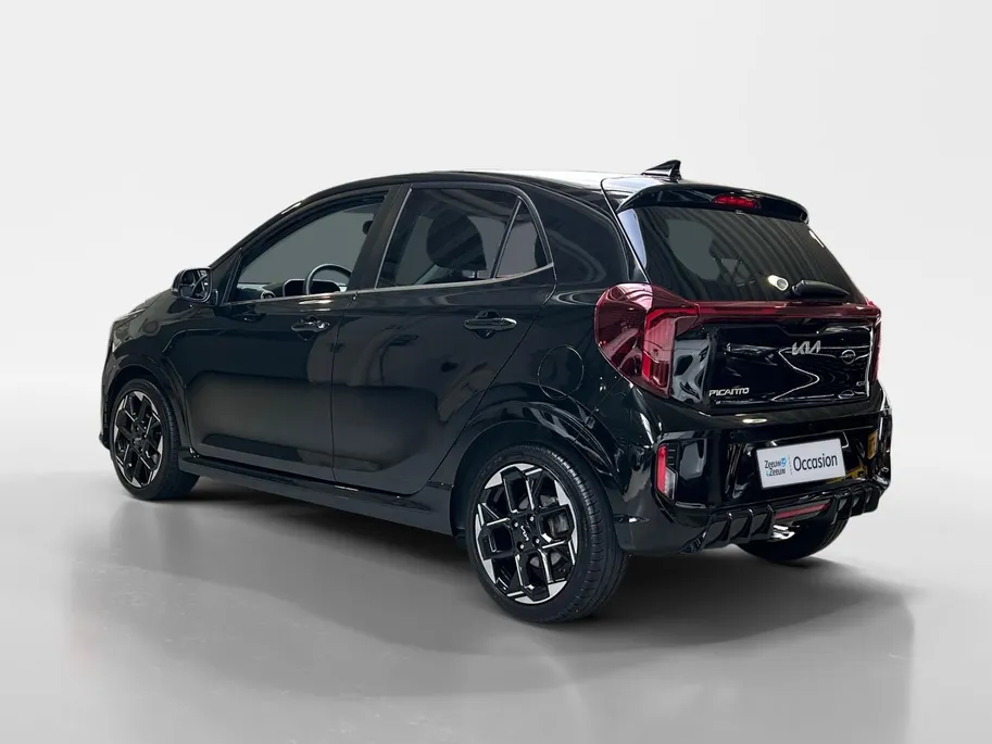 Kia Picanto 1.0 DPI GT-Line Automaat | Apple Carplay / Android Auto | Navigatiesysteem | Stoel + Stuurverwarming | Elektrisch Bedienbaar Schuif / Kanteldak | Parkeersensoren + Camera Achter | Cruise Control | Dodehoekdetectie + Correctie | Lichtsensor | 16'Lichtmetal