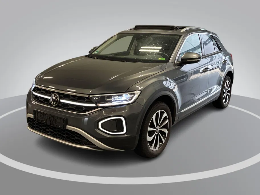 Volkswagen T-Roc 1.5 TSI 150pk DSG Style · Panoramadak · Camera · Keyless · Elek. Achterklep · Alarmklasse 3 · Massagefunctie Bestuurder · Parkeer Assistent · Stoelverwarming ·