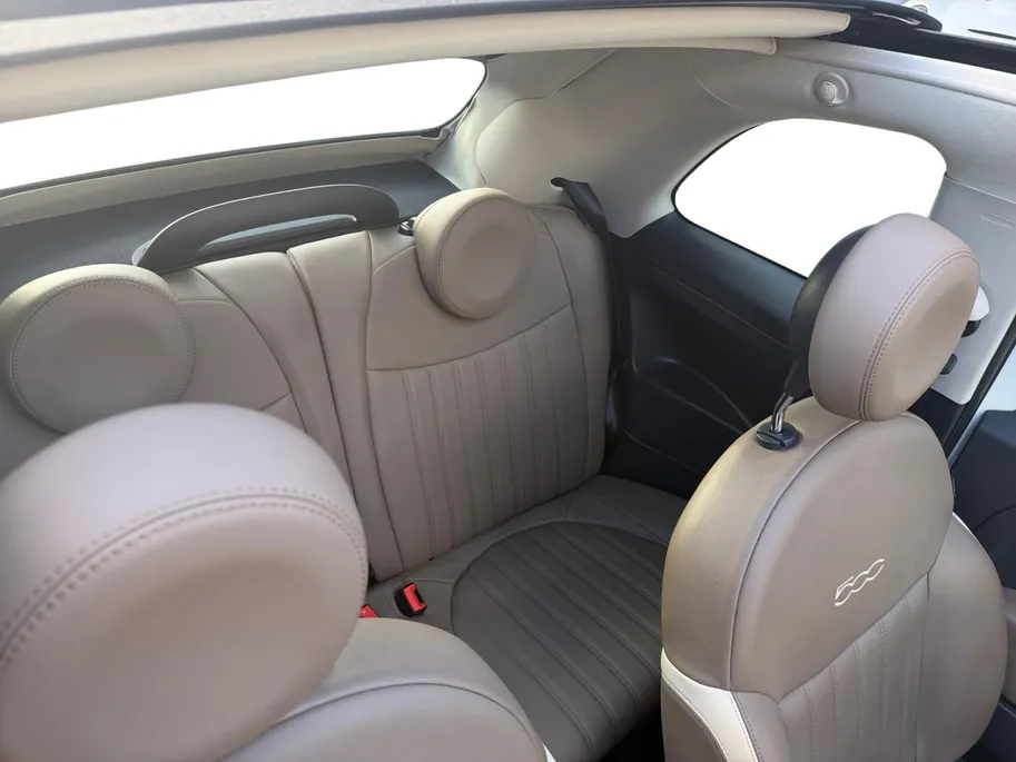 Fiat 500C 1.2 Lounge | Open Dak | Bluetooth | All Season Banden | Airco | Lederen Bekleding | LMV | 12 Maanden BOVAG Garantie