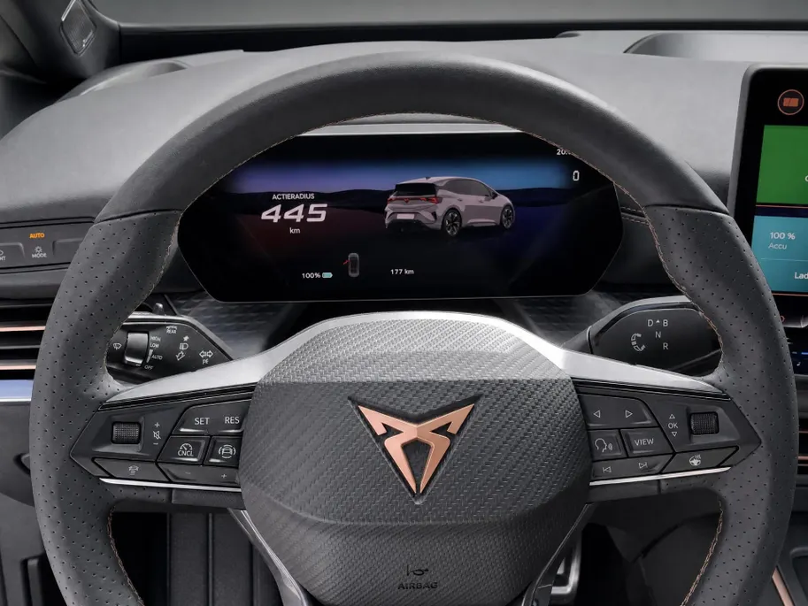 CUPRA Born Performance 61 kWh 190 PK l 19' Storm Copper l Side Assist l Elektrische stoelen l Leverbaar per November