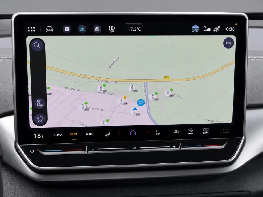 Volkswagen ID.4 Limited Edition 58 kWh accu 190 PK · Achteruitrijcamera · Draadloze telefoonlader · Sfeerverlichting · All- Season banden ·  Lederen bekleding 'Diamond stitching'