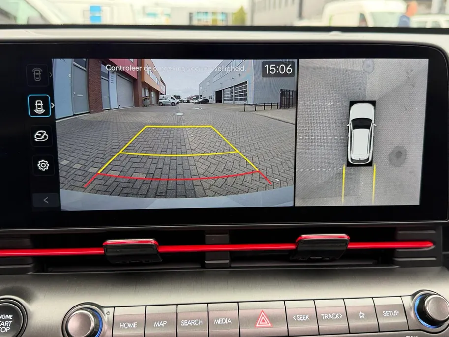Hyundai Kona 1.6 GDI HEV N Line Sky | Schuif-/kantel dak | 360 camera | Apple Carplay/ Android Auto | Stoelverwarming voor & achter | Stoelventilatie |  Navigatie | Zeer nette auto!!!