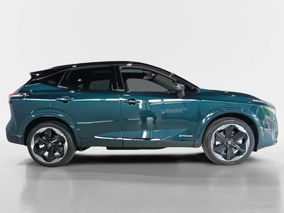 Nissan QASHQAI 1.5 e-Power N-Design |Nieuwe sterke motor|Coldpack|Panoramisch dak|Camera rondomzicht|Parkeersensoren voor en achter|Naviagatie|Apple carplay&Android auto|20inch Lichtmetalenwielen|Alcantara bekleding|