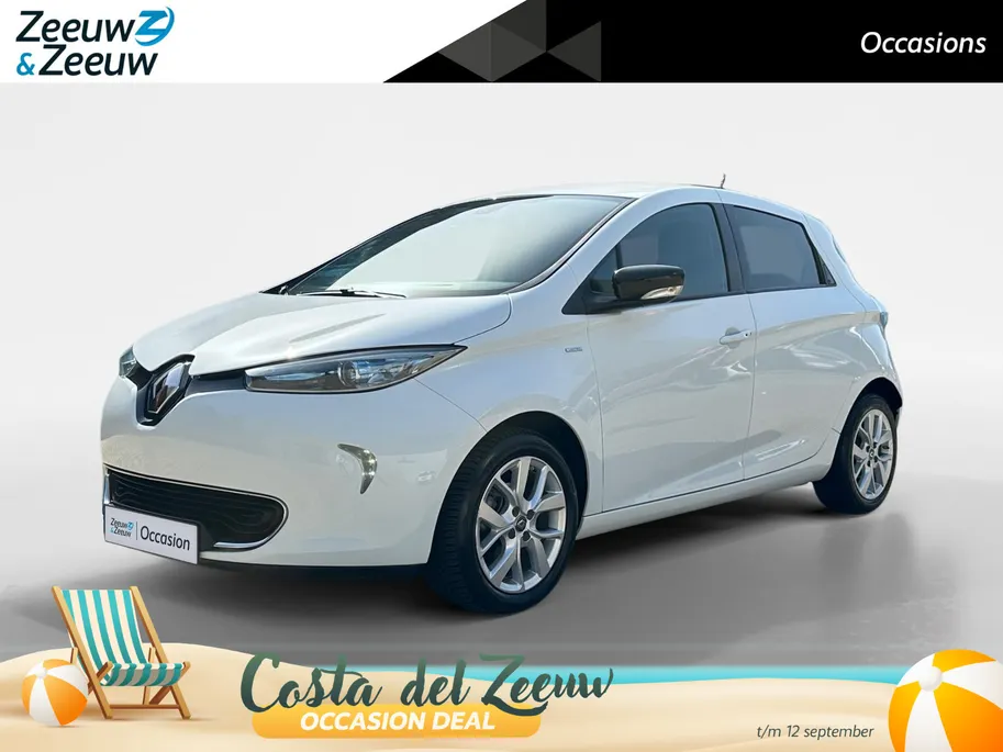 Renault ZOE R110 Limited 41 kWh | Koop Accu | SOH 92.2% | Parkeersensoren | Cruise & Climate Control | Stoelverwarming | Bluetooth | Navigatie | 12 Maanden BOVAG Garantie