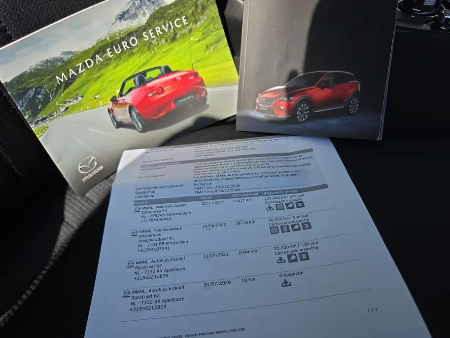Mazda CX-3 2.0 SkyActiv-G 121 Sportive | Trekhaak | Achteruitrijcamera + Dashcam voor en achter | Navigatie | stoelverwarming | Cruise Control | Carplay | LM Velgen | 12 Maanden BOVAG Garantie |
