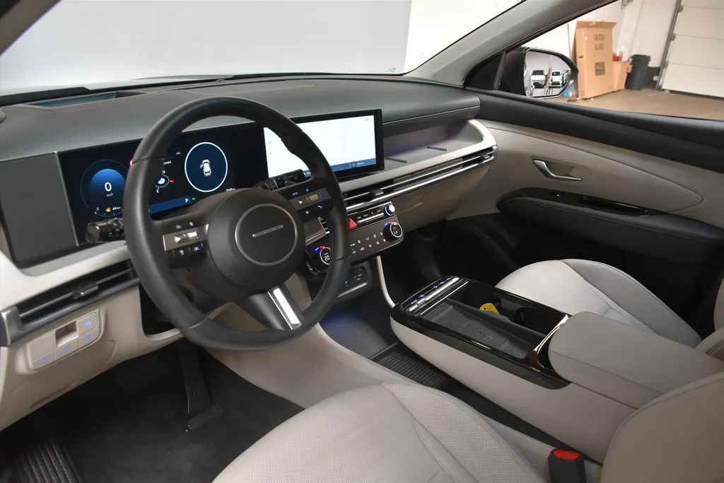 Hyundai Tucson 1.6 T-GDi HEV Aut. Premium Sky |Schuifdak |Beige Leder .