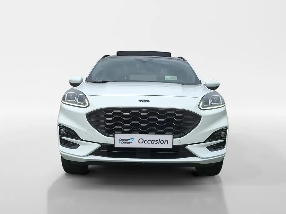 Ford Kuga 2.5 PHEV ST-Line X | Winterpack | Driver assistancepack | Technologypack | El. Trekhaak | Panoramadak | El. Achterklep | All-seasonbanden | 18' Lichtmetaal | Adaptive Cruisecontrol | BLIS | Matrix Ledkoplampen | Head-up Display |