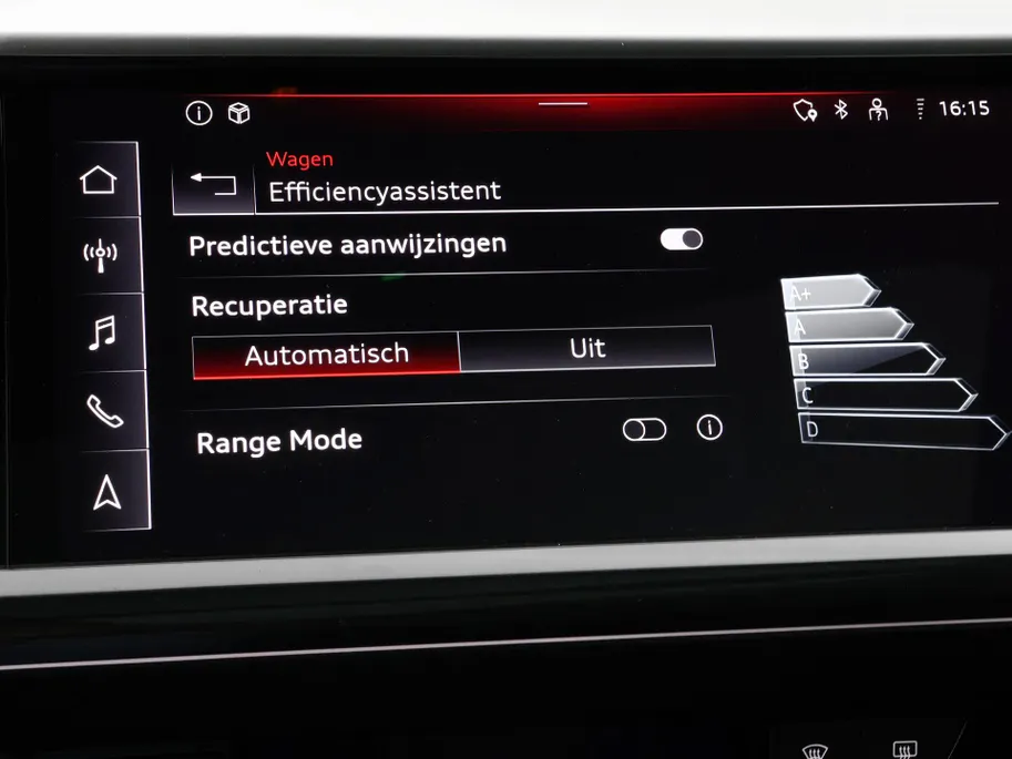 Audi Q4 Sportback e-tron 40 S edition 204 PK 77 kWh · SOH 96,3% · Panoramadak · Camera · Apple/Android Car Play · Navigatie · Head-Up Display ·
