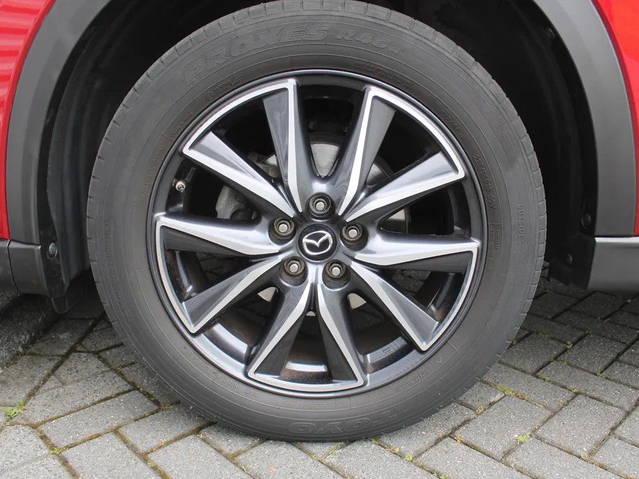 Mazda CX-5 2.5 SkyActiv-G 194 GT-M 4WD | Trekhaak | Stuur-/stoelverwarming | Leer | 19' LM | Navi | Schuifdak | Camera | HUD | LED | All season | 194 PK!! |
