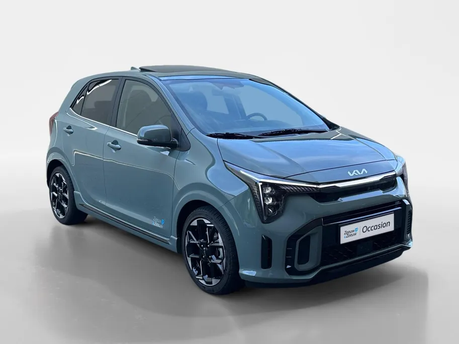 Kia Picanto 1.0 GDi GT-Line | Stoel/Stuurverwarming | Keyless entry | Schuif/Kanteldak | Draadloze oplader | Fabrieksgarantie | NAP
