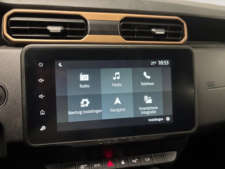 Dacia Duster 1.0 TCe 100 ECO-G Extreme NAVI AIRCO CAMERA CRUISE CONTROLE KEYLESS ENTRY LM VELGEN 360CAMERA PARKEERSENSOREN APPLE CARPLAY ANDROID AUTO ZEER MOOIE AUTO