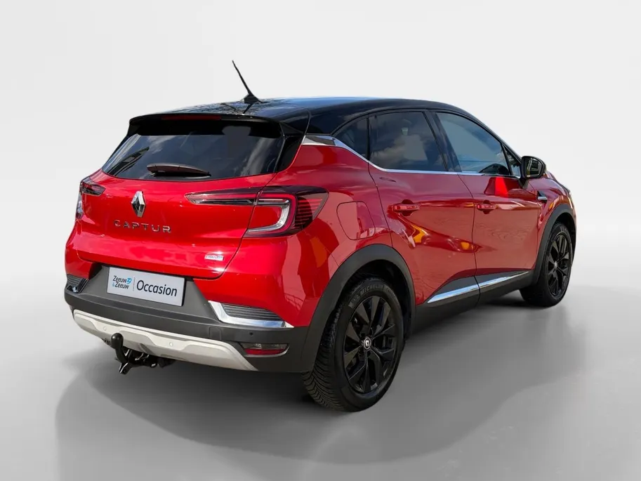 Renault Captur 145PK E-Tech Hybrid Intens Automaat | Trekhaak | All Season Banden | Navi | Camera | Climate Control | Velgens Hoogglans Zwart | Apple CarPlay/Android Auto | Licht & Regen Sensor | Full LED |