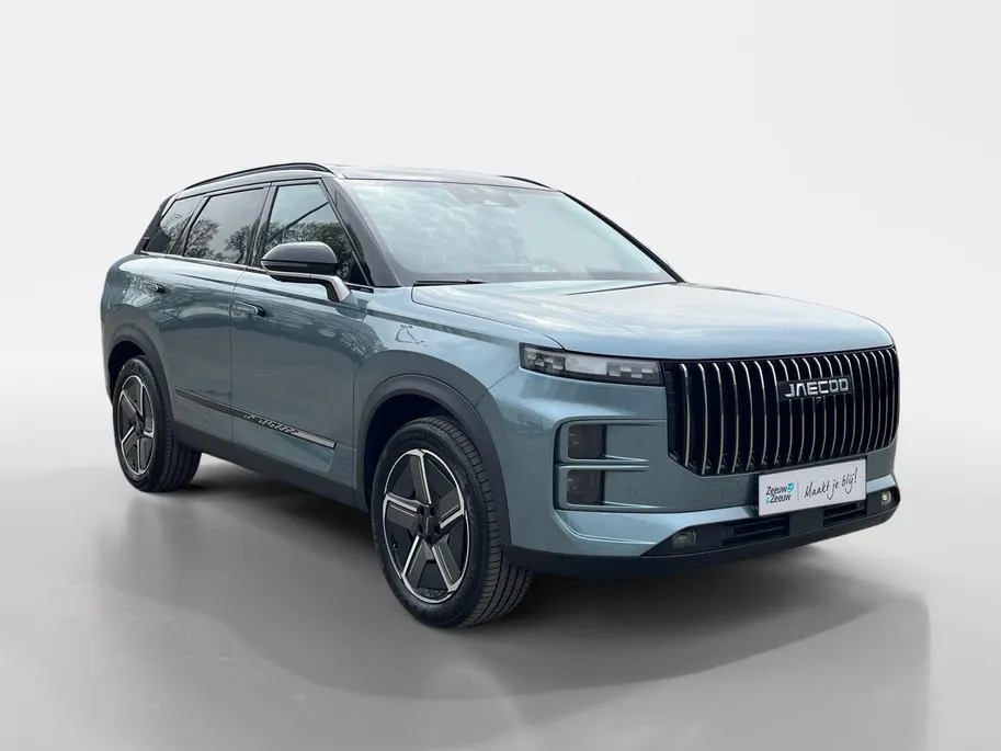Jaecoo 7 1.5 TGDI SHS-P Exclusive | 90 km elektrisch rijbereik | Stoelverwarming-/ventilatie | Panorama dak | Leder | 7 jaar Fabrieksgarantie