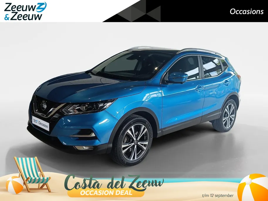 Nissan QASHQAI 1.3 DIG-T Design Edition | Trekhaak | Navigatie | 360grd camera | Zeer nette auto | pdc voor en achter | Climate controle | Cruise controle | Dealer onderhouden | I-key |