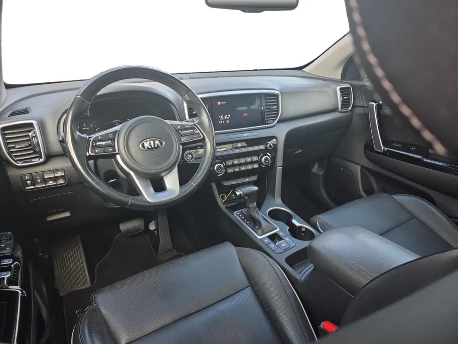 Kia Sportage 1.6 T-GDI Black Edition | Airco | Navi | Camera | Leder | Stoelverwarming | Stuurverwarming |