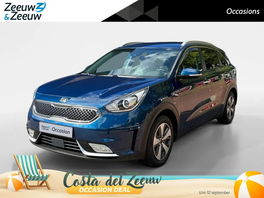 Kia Niro 1.6 GDi Hybrid BusinessLine | Airco | Navi | Camera | Trekhaak | Leder | Stoelverwarming| Stuurverwarming |