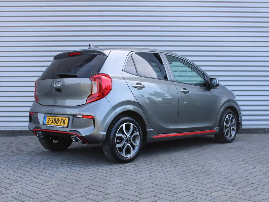 Kia Picanto 1.0 DPi GT-Line | Automaat | Cruise | Camera | Navi | 15' LM | All season | LED | Keyless | PDC |