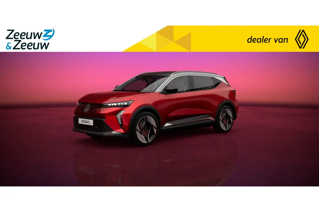 Renault Scénic E-Tech EV87 long range iconic Uit voorraad leverbaar op is op | 3.000 KORTING | 5 jaar garantie | Private Lease vanaf €735 o.b.v. 72 maanden 5.000km p/j