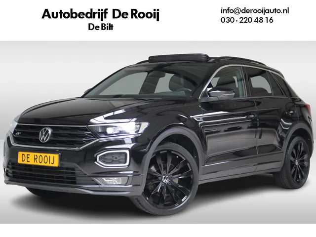 Volkswagen T-Roc 1.5 TSI Sport R-Line DSG Panoramadak | El. Achterklep | Beats Audio | Suzuka 19' Zwart