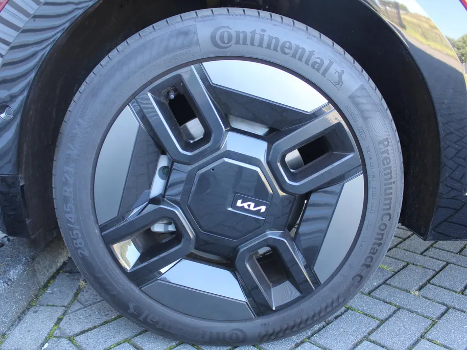 Kia EV9 GT-Line AWD 99.8 kWh | 7-zits | Stuur-/stoelverwarming + ventilatie v+a | 360 Camera | Schuifdak | Elek. stoelverstelling +  achterklep | HUD | Leer | 21" LM |